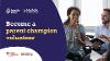 Parent Champion Volunteer poster